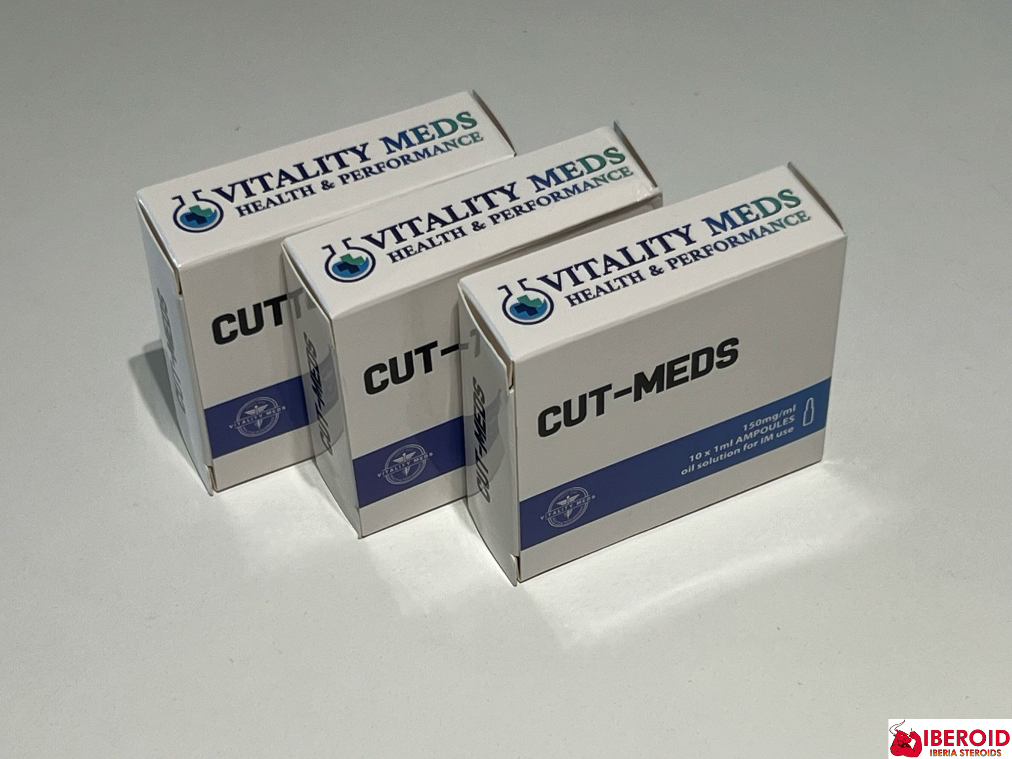 PACK 3 Cut Meds 150 PACK 3 Cut Meds 150 Drostanolone Propionate, Testosterone Propionate and Trenbolone Acetate in injectable form.